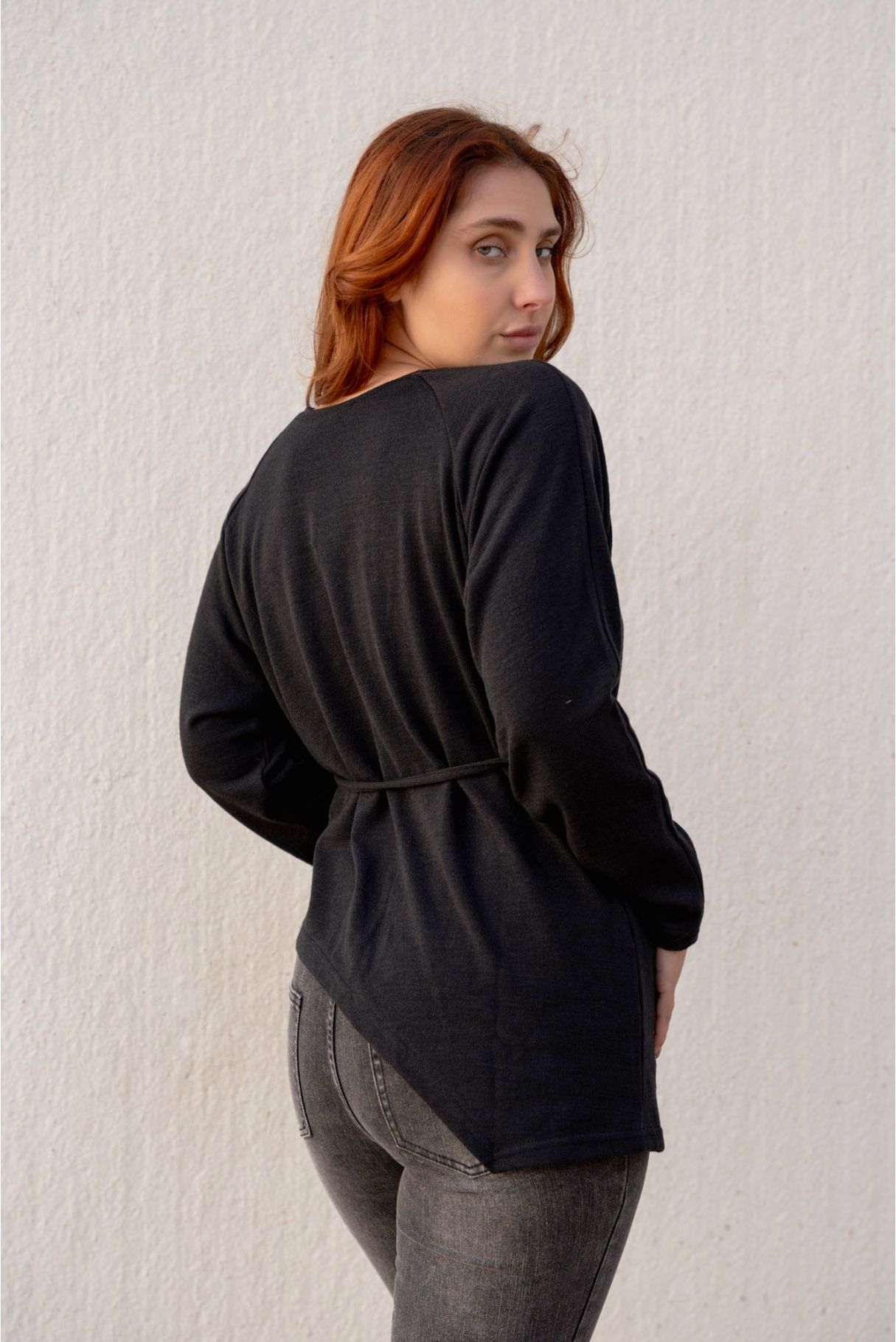JERSEY FLUIDO CON CINTURON