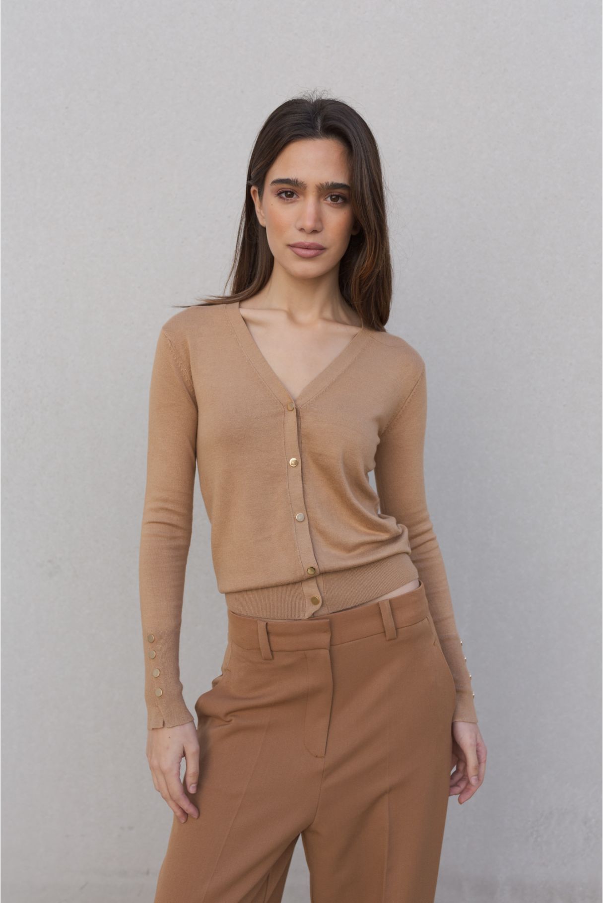 CHAQUETA PUNTO BOTONES