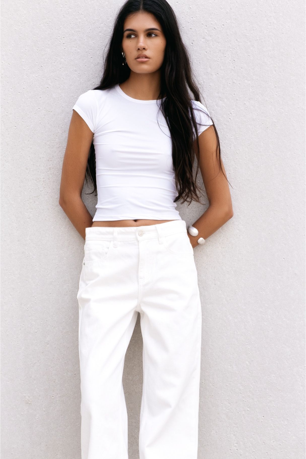 JEANS WIDE LEG TIRO MEDIO FULL LENGTH