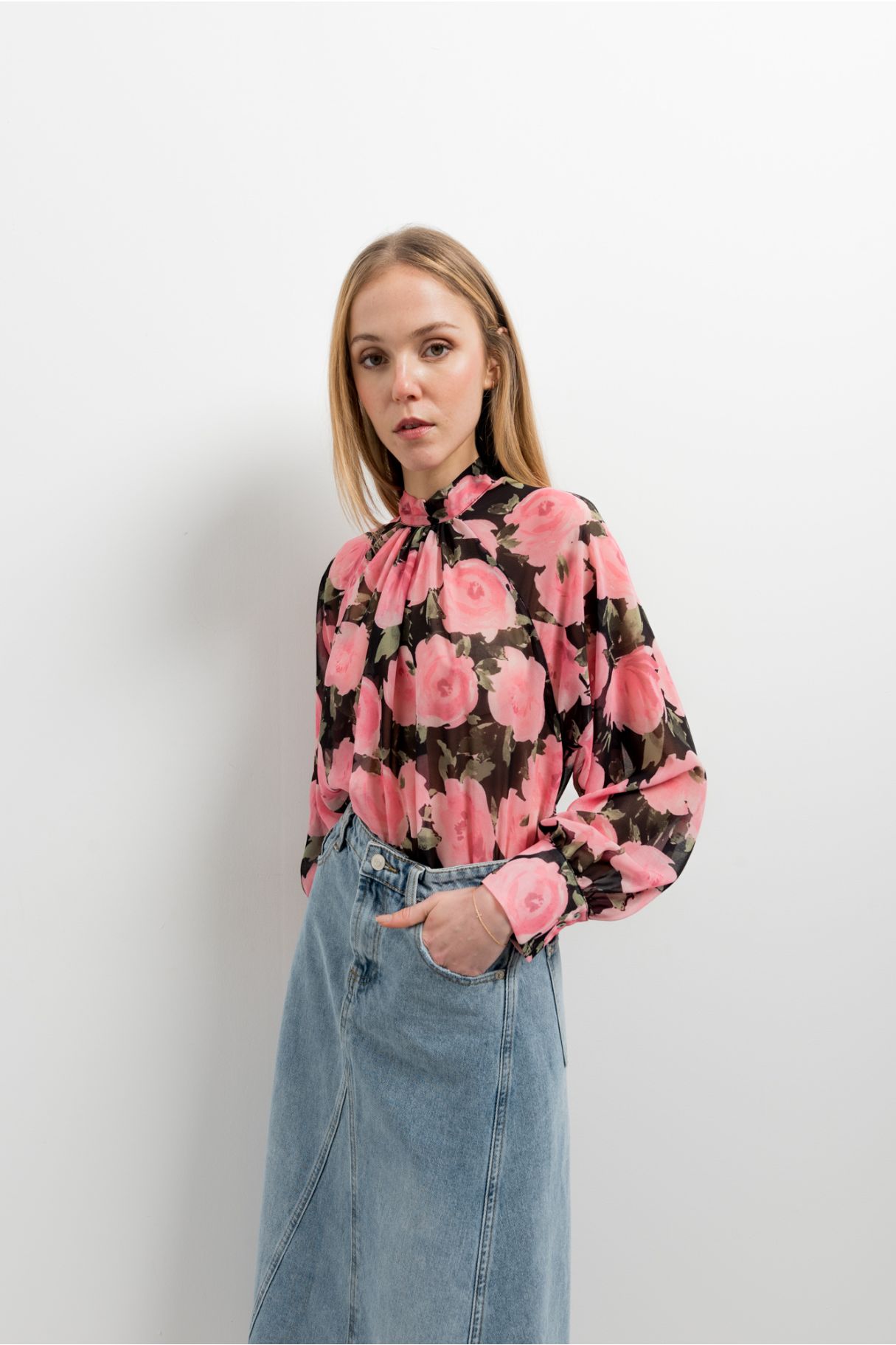 BLUSA STAMPATA