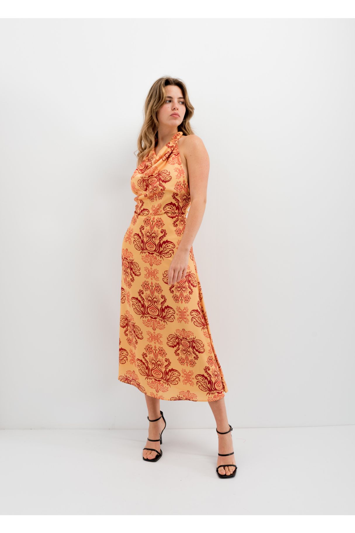 VESTIDO LARGO ESTAMPADO