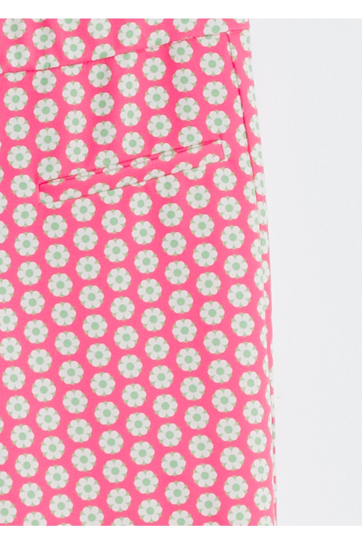 PANTALON À IMPRIMÉ FLORAL