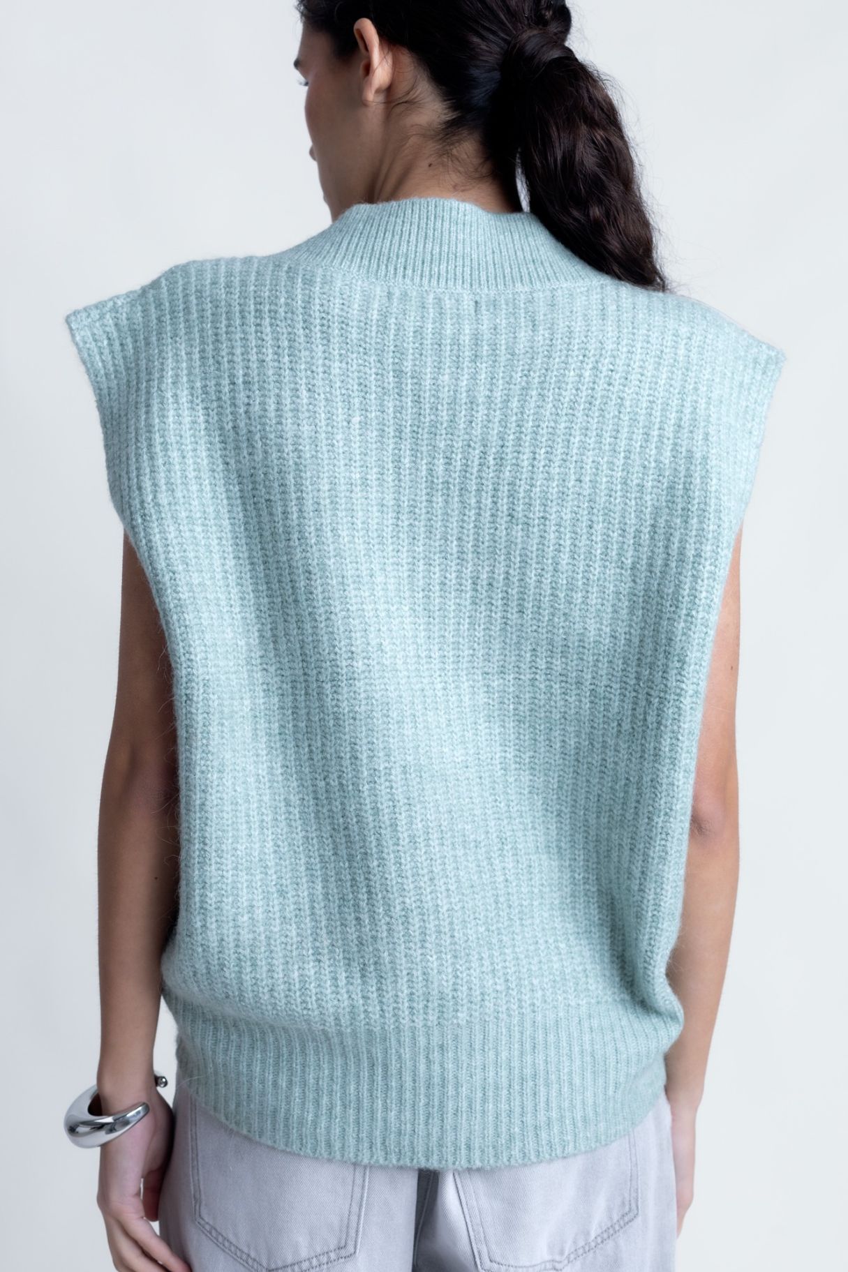 CHALECO PUNTO OVERSIZE