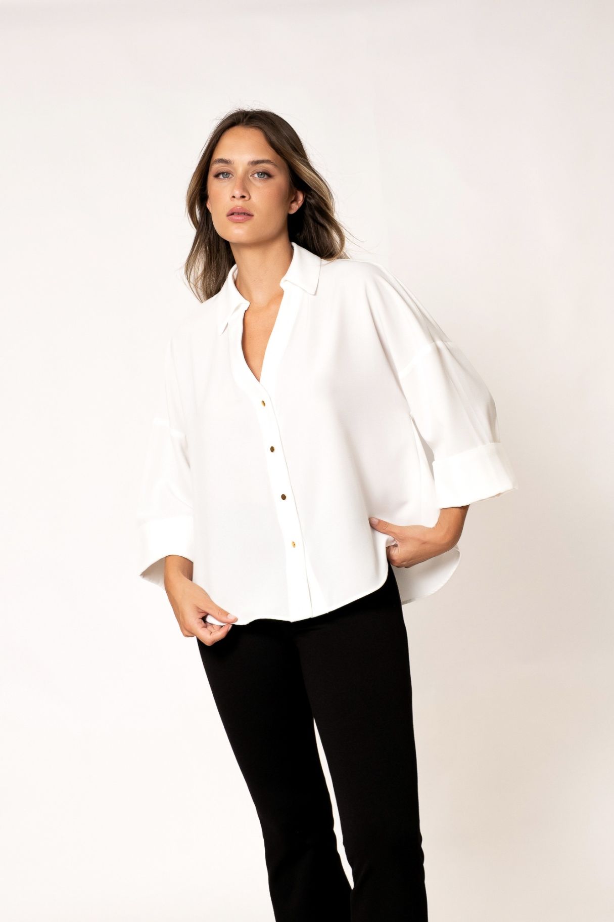 CAMISA MANGA ANCHA