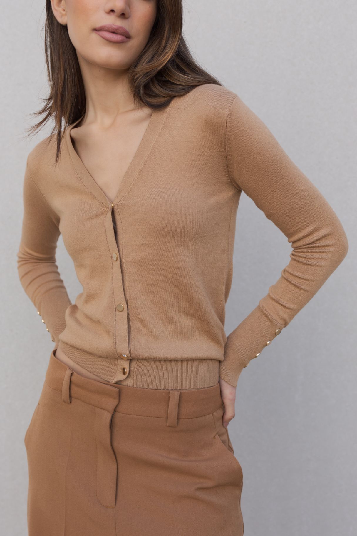 CHAQUETA PUNTO BOTONES