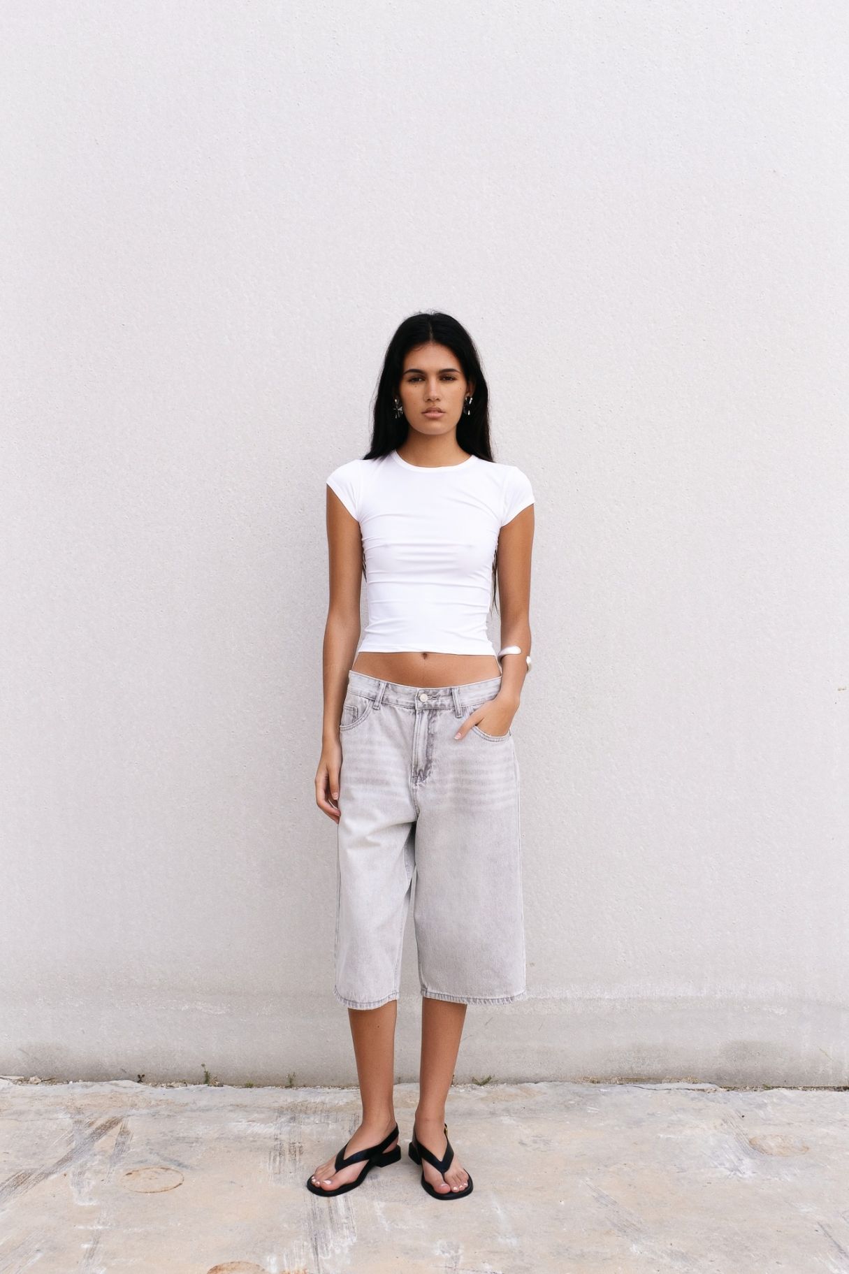 BERMUDA DENIM OVERSIZE